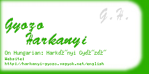 gyozo harkanyi business card